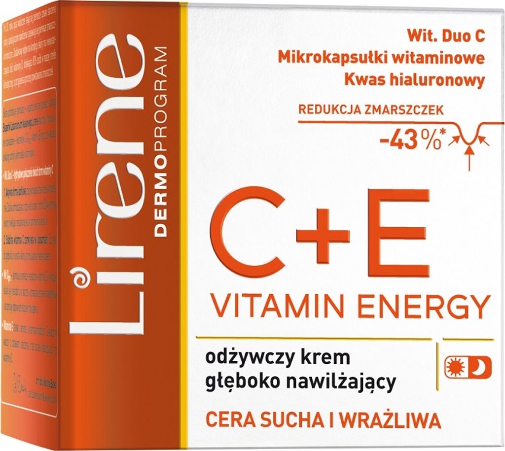Lirene Crema idratante con vitamine C+E 50 ml Immagine del prodotto 