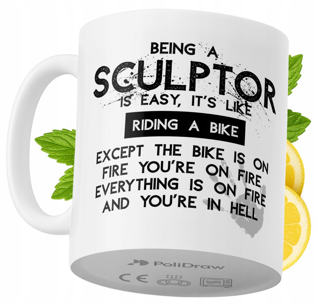 Lustige Tasse für Bildhauer - Kaffee- oder Teetasse mit witzigem Textdesign - Ideal für Geburtstage, Namenstage, Feiertage und besondere Anlässe...