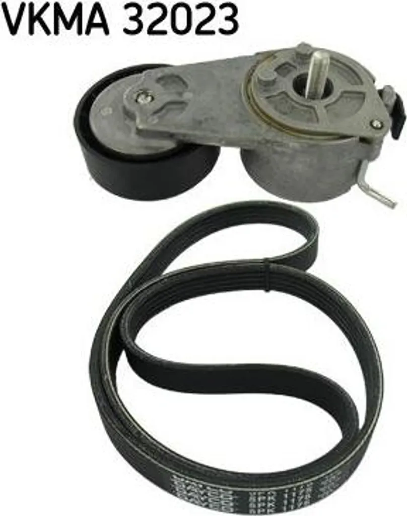 SKF VKMA 32023 Jeu de Courroies Trapézoïdales OE 55191969 pour Fiat 500