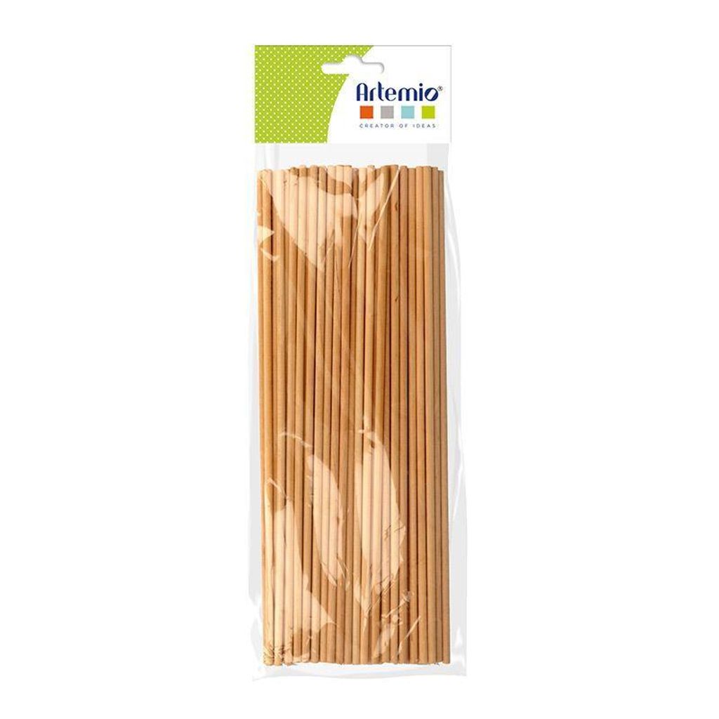 60 Holzstäbchen 30cm Produktbild 