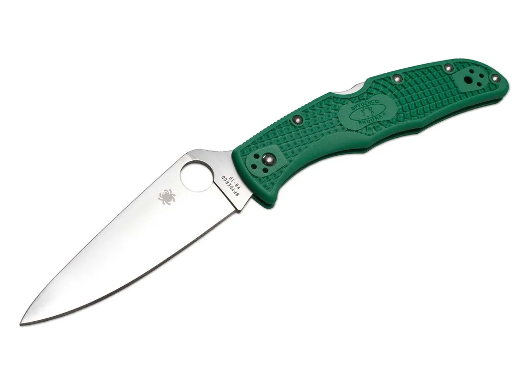 Endura Flat Ground Vert : Lame en Acier VG-10 et Manche Ergonomique
