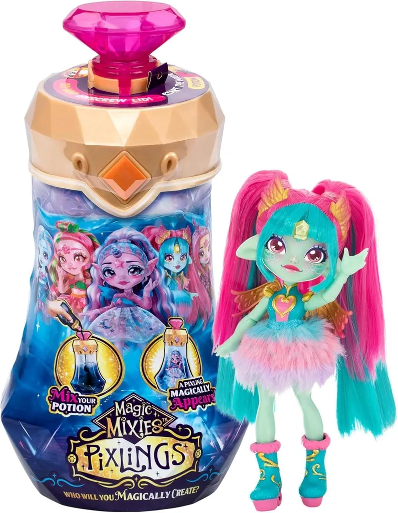 Poupée de Collection Magic Mixies Pixlings Fairy Orange par TM Toys