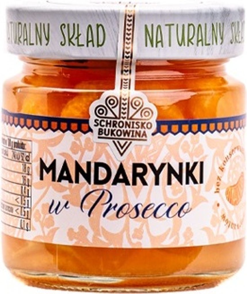 Mandarynki w prosecco 200g - Schronisko Bukowina Zdjęcie produktu 