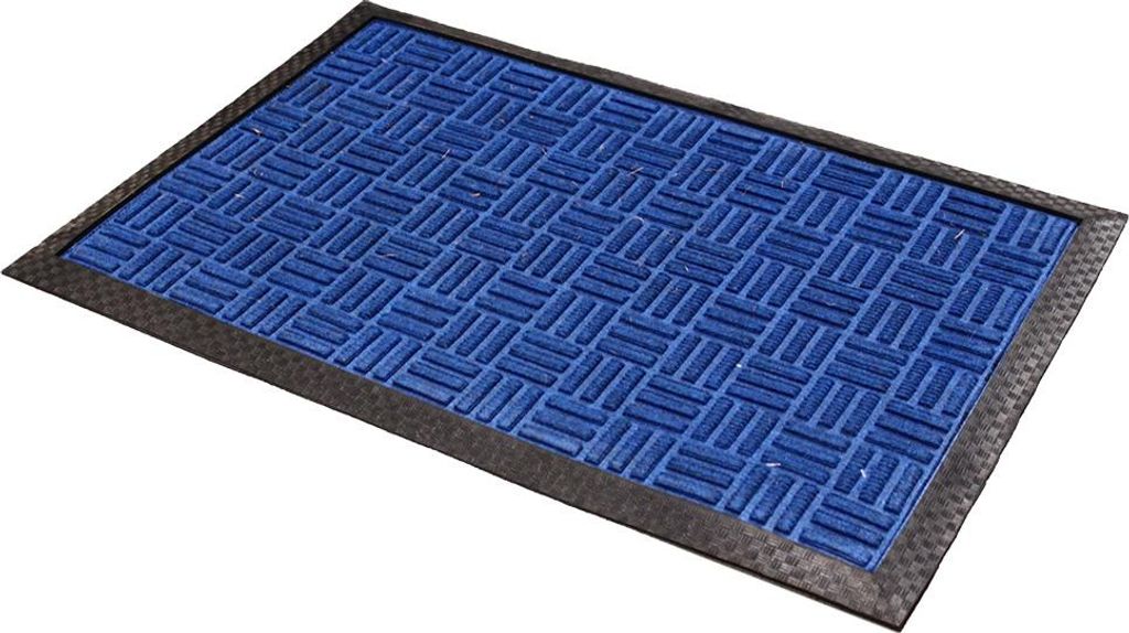Home Elements Tappetino in gomma blu 40 x 60 cm Immagine del prodotto 
