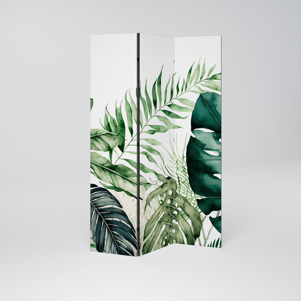 SpaceRebels Paravent Raumteiler - 3-teilig Raumtrenner, Druck 1-Seite - Raumtrenner - Trennwand Wohnung - Room Divider - Spanische Wand Deko Modern...