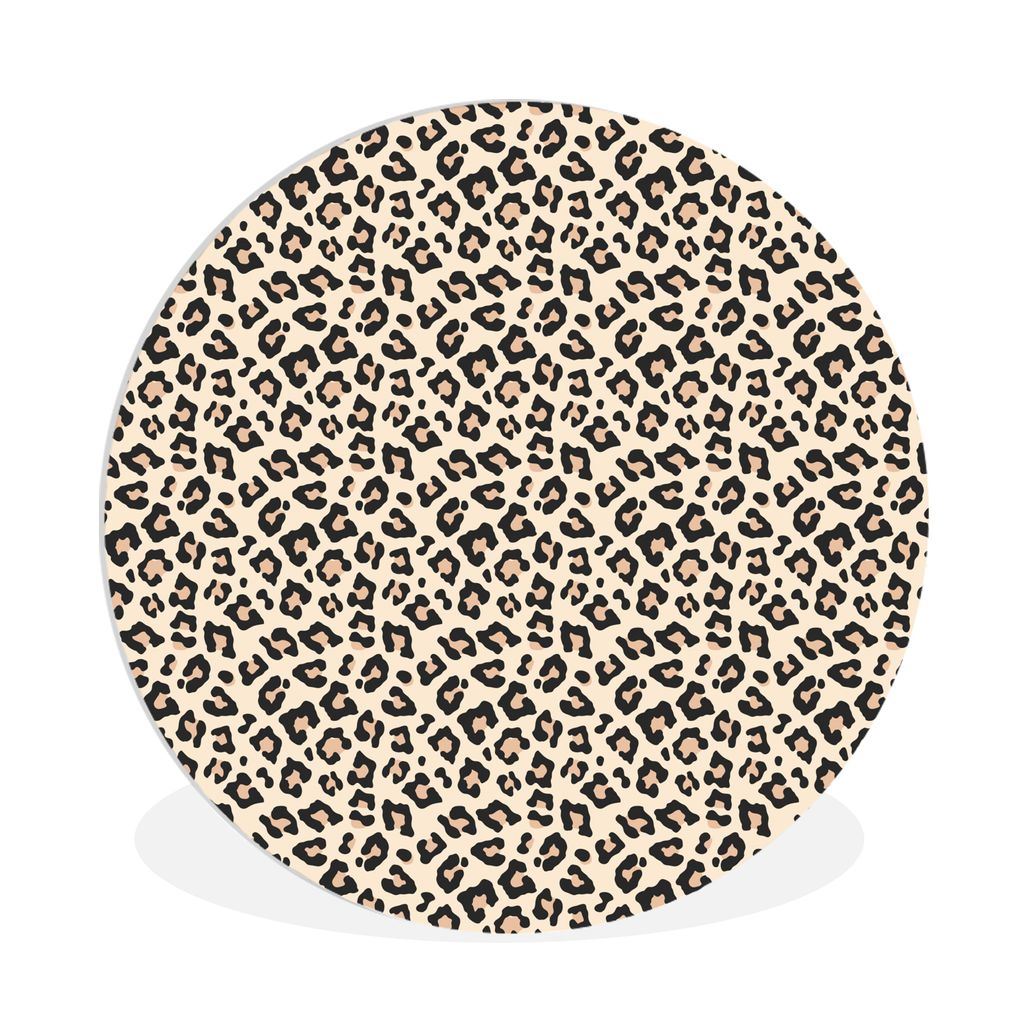 MuchoWow Rundes Wandbild - Runde Bilder Tiger - Tiere - Design Ø 90 cm Kreis Wanddekoration Kunststoff - Wandkreis - Wandschmuck - Wand-Kreis - ...