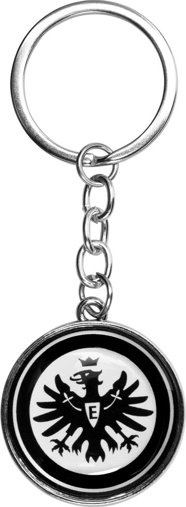 Eintracht Frankfurt Schlüsselanhänger „Logo" schwarz Produktbild 