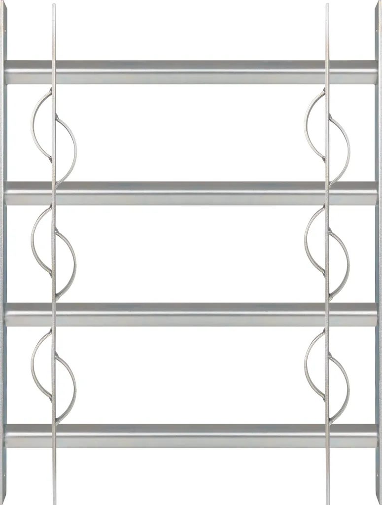 Grille anti-effraction Alberts galvanisée et extensible 600 x 650 mm