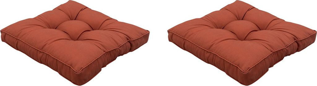 Madison - Florance Sitzkissen Panama terra - Ca. 73x73 cm - 2er-Set