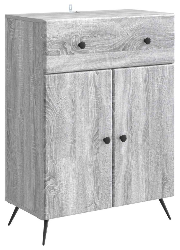Maison Exclusive - Sideboard Graues Sonoma 66 x 34,5 x 90 cm Holzwerkstoff