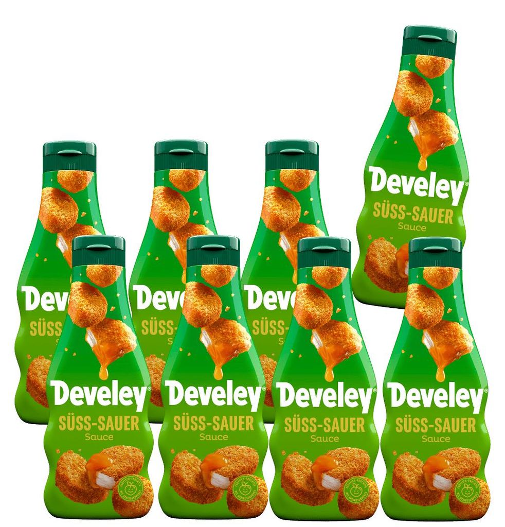 Develey Süß-Sauer Sauce - 8x 250ml Produktbild 