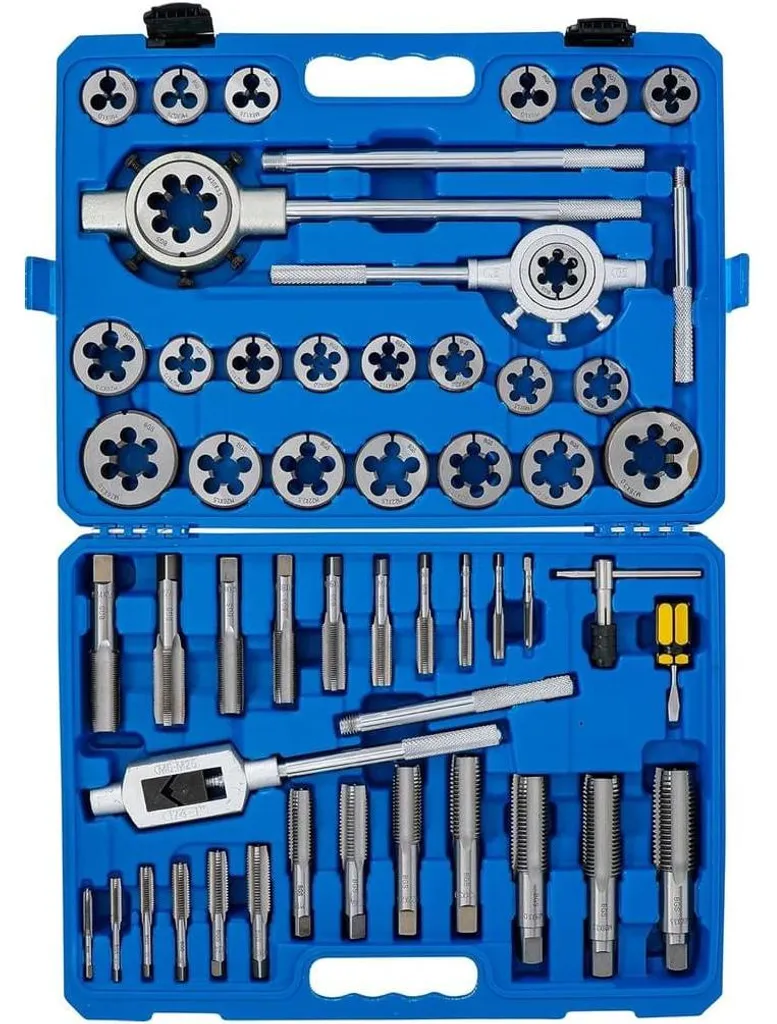 Jeu de tarauds M6-M30 51 pcs D-Work - Acier haute résistance professionnel - 4