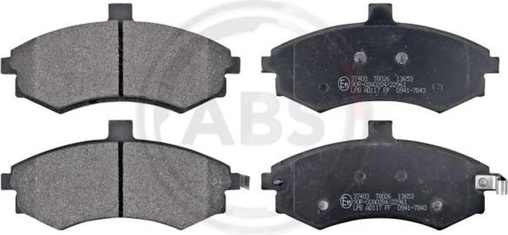 Plaquettes de frein A.B.S. 37403 d'origine OE 581012DA40 pour Coupé