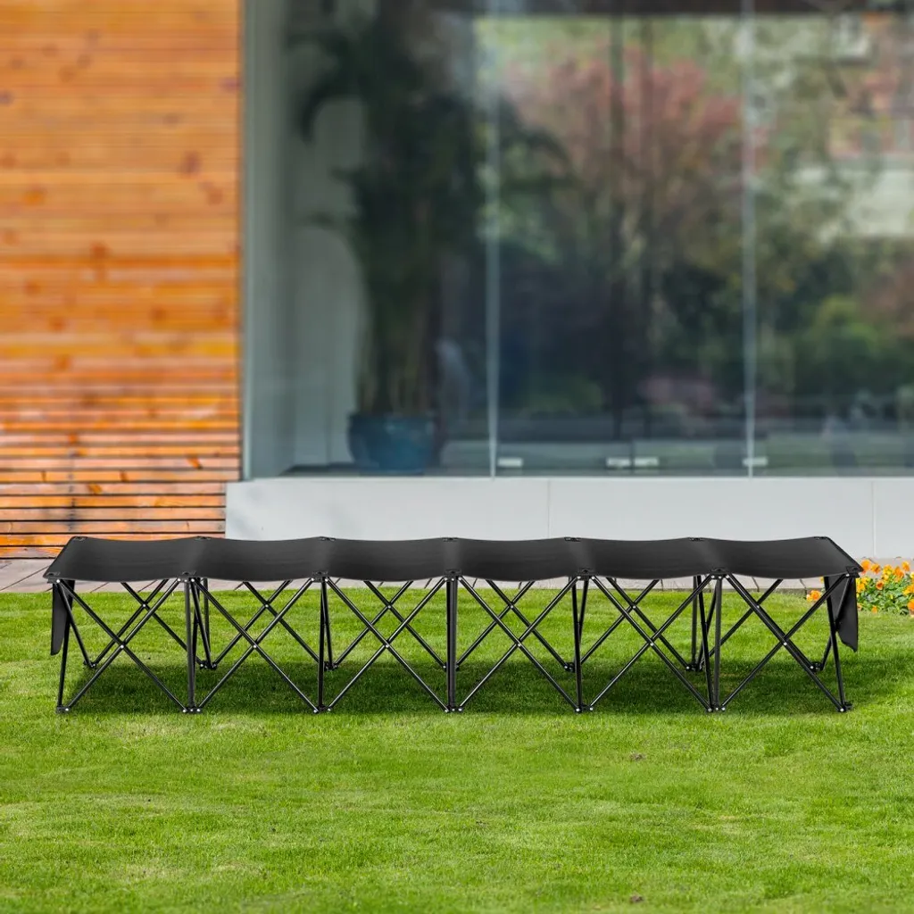 Panca Pieghevole Salvaspazio 180cm | Panchina Portatile per Campeggio - 8