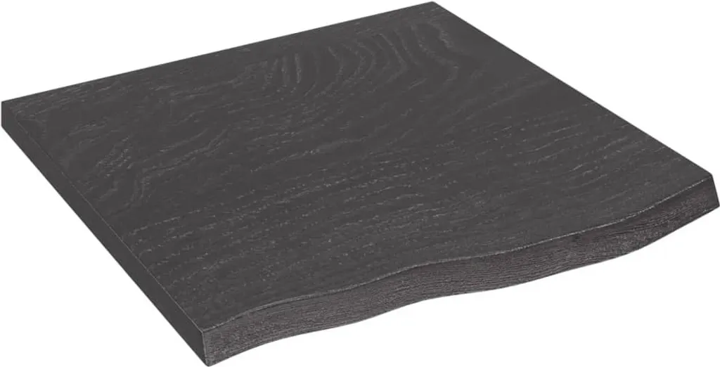 Mensola Ecologica Rovere Massiccio 60x60 cm Marrone Scuro | Natural Home