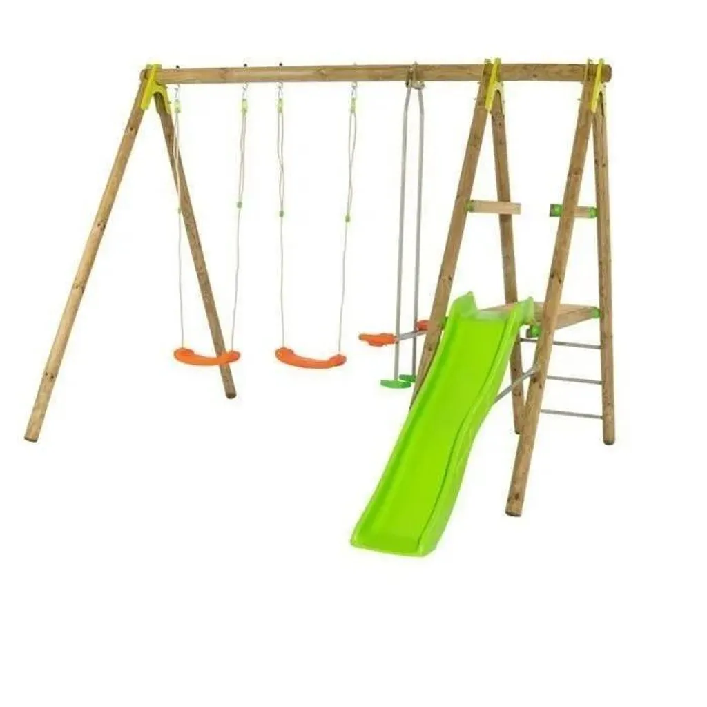 Portique de jeux extérieur en bois 2m30 TRIGANO TUTTI Topwood