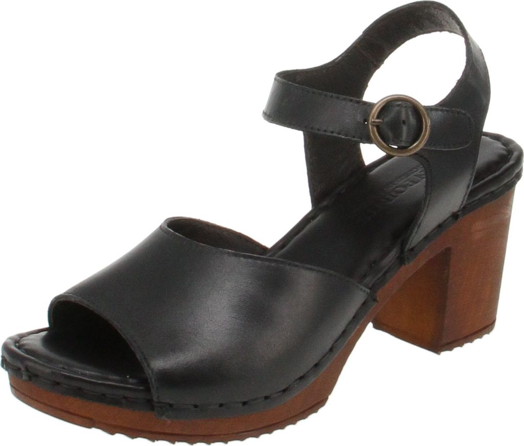 Ten Points 60124 Amelia BU - Damen Schuhe Sandaletten - 101-Black, Größe:37 EU