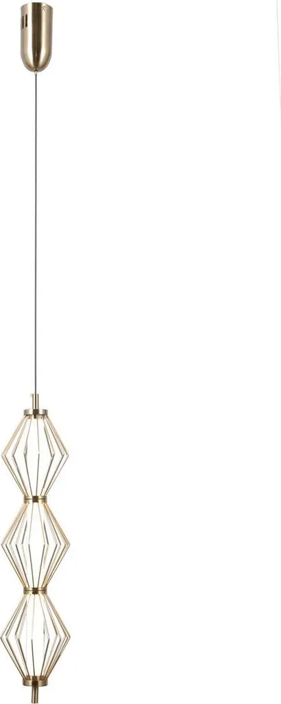 Italux Sevil LED Lampadario Oro Moderno PND-34403-3V-HBR per Soggiorno