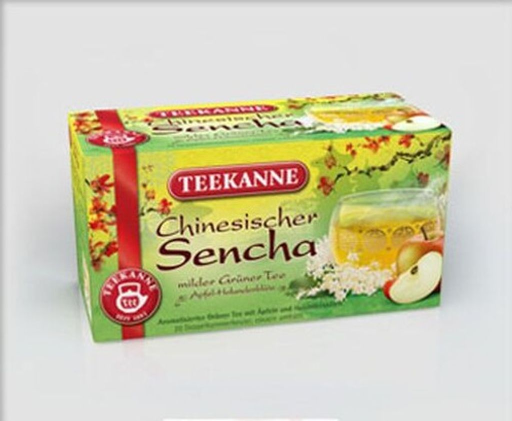 Teekanne Chinesischer Sencha milder Grüner Tee Apfel Produktbild 8