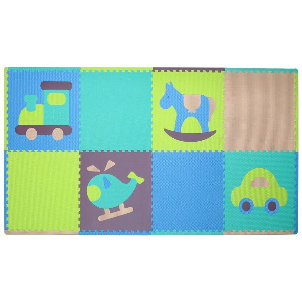 BABY GREAT Schaumstoffpuzzle Boys Toys SX (60x60) mit Kanten