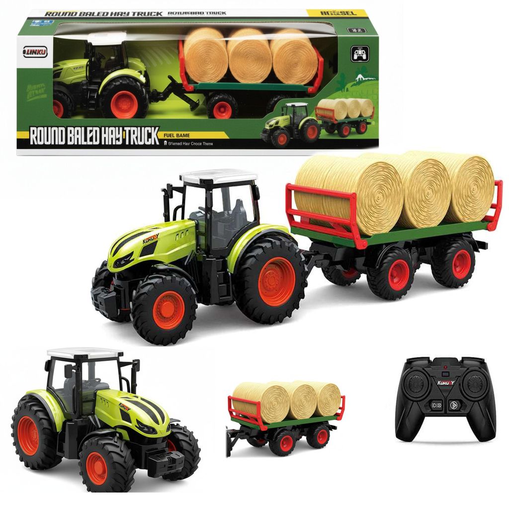 COIL RC-Traktor mit Anhänger und Heuballen – Produktbild 