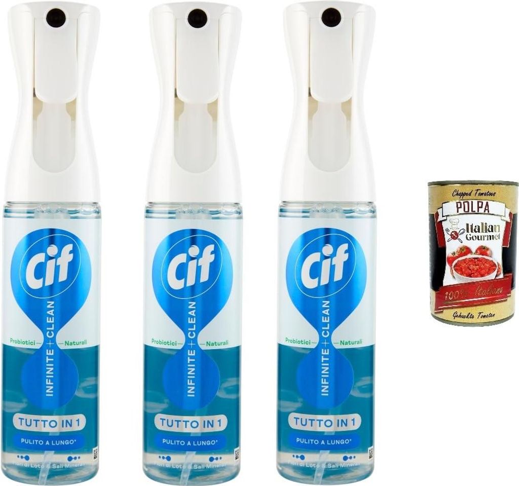 Cif Infinite + Clean Tutto in 1 Sensitive Fiori di Loto & Produktbild 