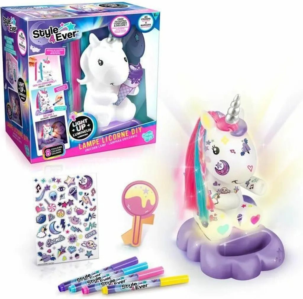 Veilleuse Enfant Personnalisable Licorne : fini l'ennui avec Canal Toys DIY
