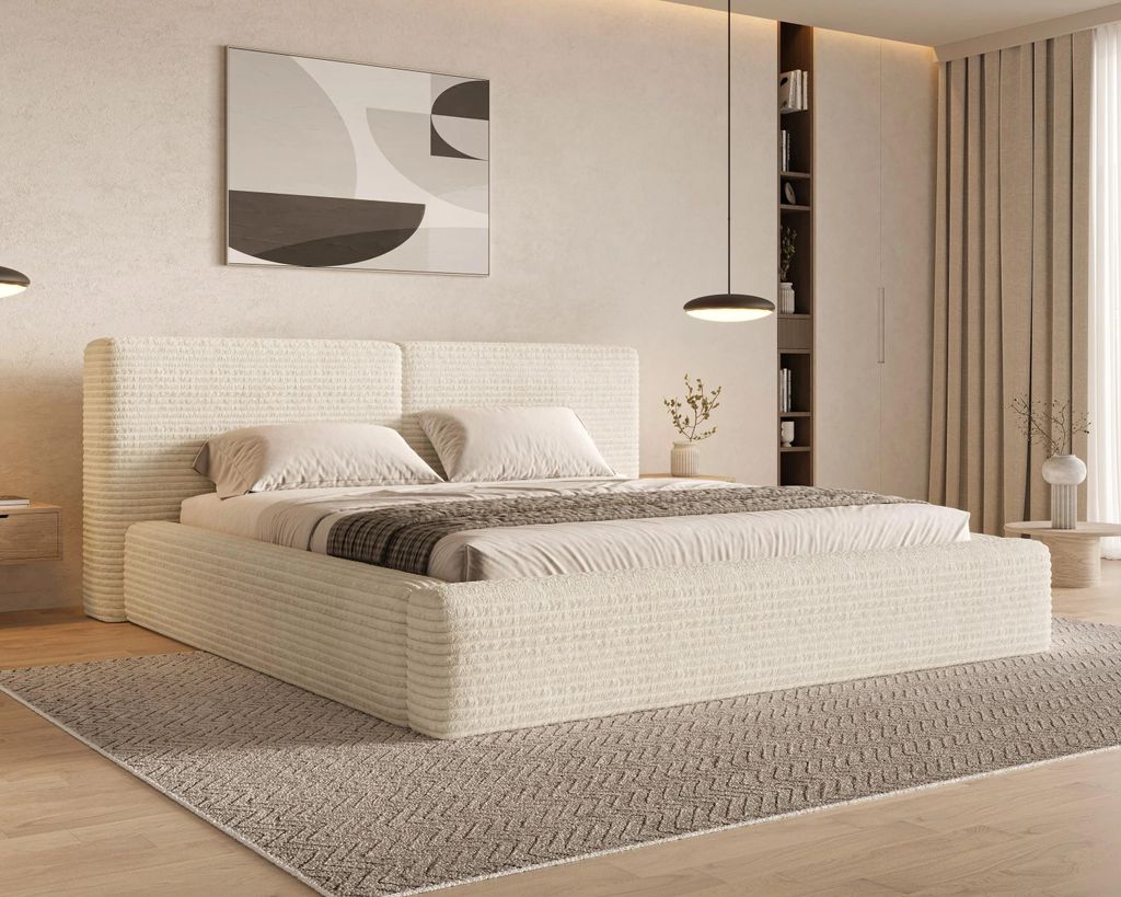 Chilly Möbel Design Lit Nolia - Lit rembourré avec cadre en Image du produit 