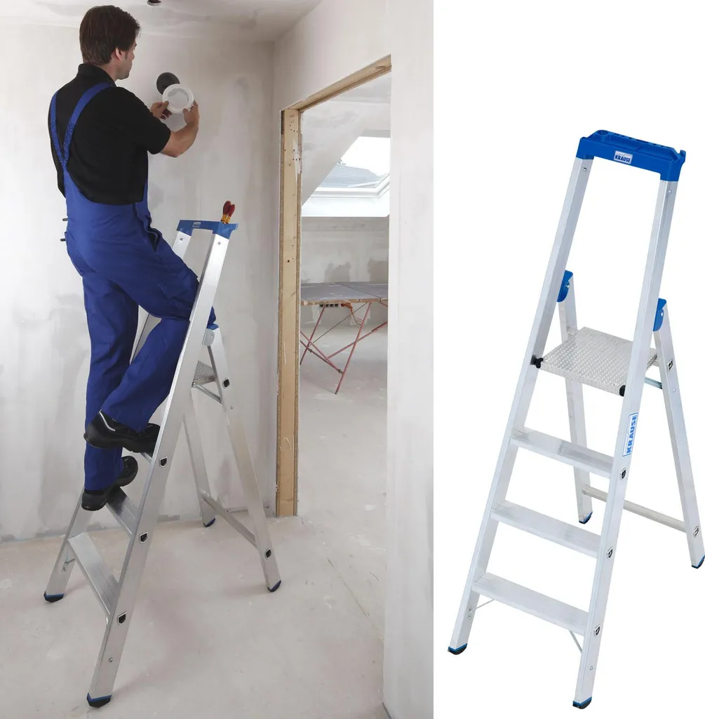 Échelle pliante 4 marches aluminium Stabilo Professional 2,95 m