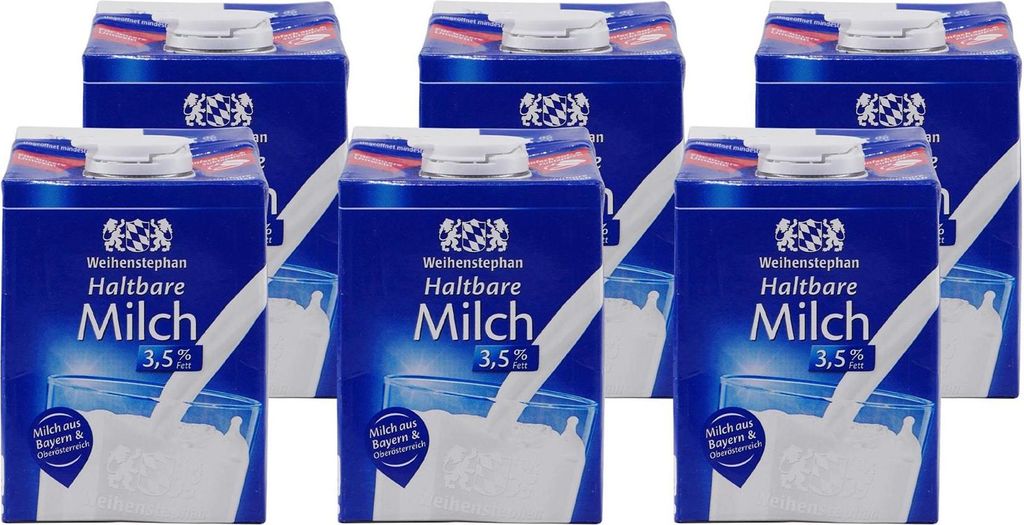Weihenstephan Haltbare Milch 3,5% Fett (12 x 0,5L) Produktbild 