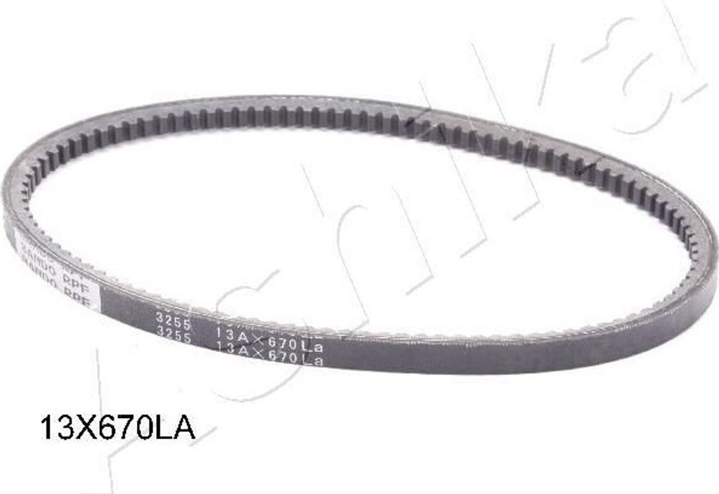 ASHIKA 109-13X670 Keilriemen 670mm für HYUNDAI GETZ (TB) für MITSUBISHI ECLIPSE I (D2A)