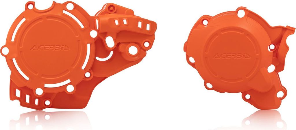 Acerbis Motorabdeckungen X-Power Für Ktm 2T Sx 250 20-22 Husqvarna Tc Te 250 19-22 Orange - 0023674.011.016