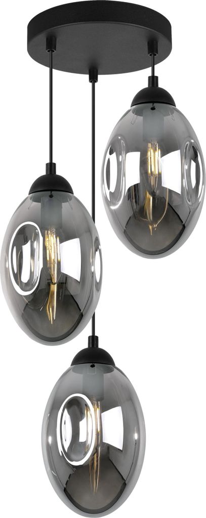 Loft Deckenlampe – Moderne Hängelampe Kronleuchter Plafon für Küche, Wohnzimmer und Schlafzimmer