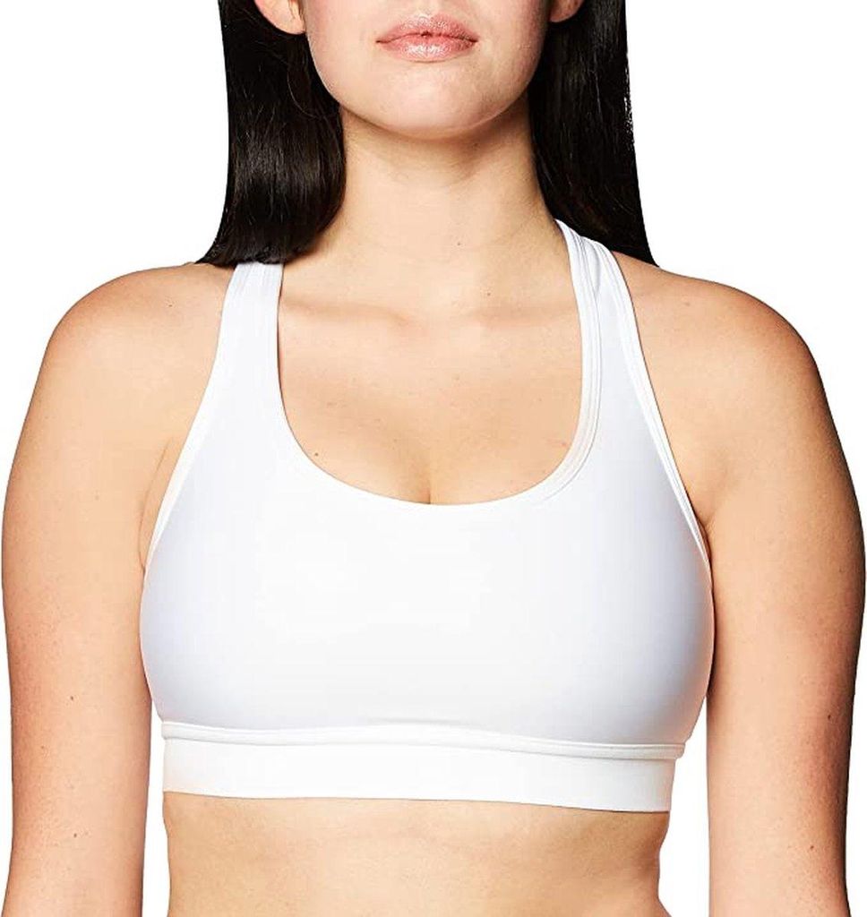 Hochwertiger Sport BH für Damen, Weiß - L/XL