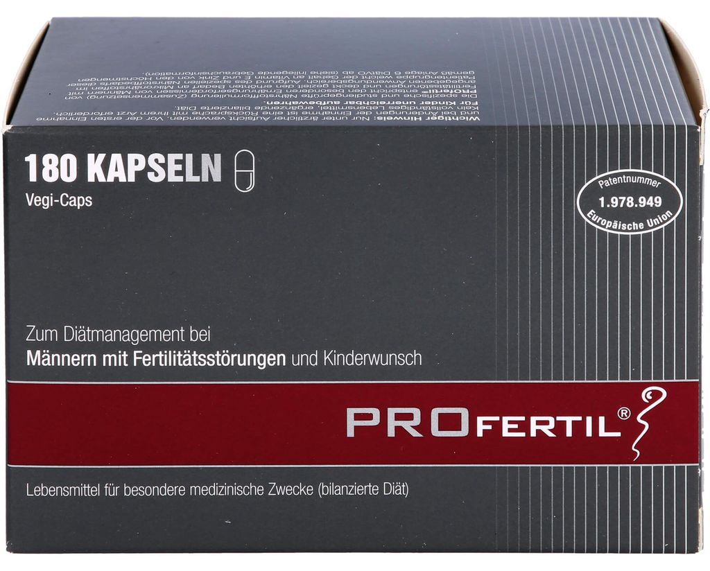 Capsules PROfertil Vegi-Caps, 180 capsules Image du produit 