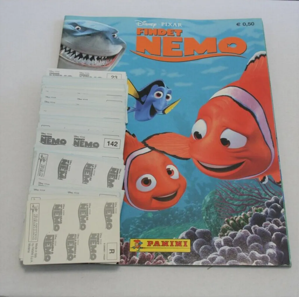 Finding Nemo - Set Complet d'Autocollants à Collectionner avec Album
