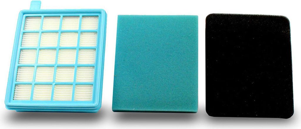 Stofzuiger filters :: Filterset 3-delig voor de Philips PowerPro Compact, -City en -Active FC8010