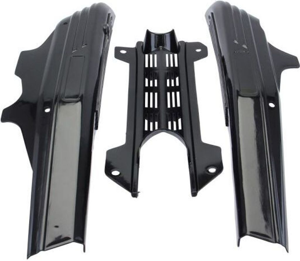 Trittbrett Seitenverkleidung Mittelteil SET schwarz matt für Hercules Prima M 2 3 4 5