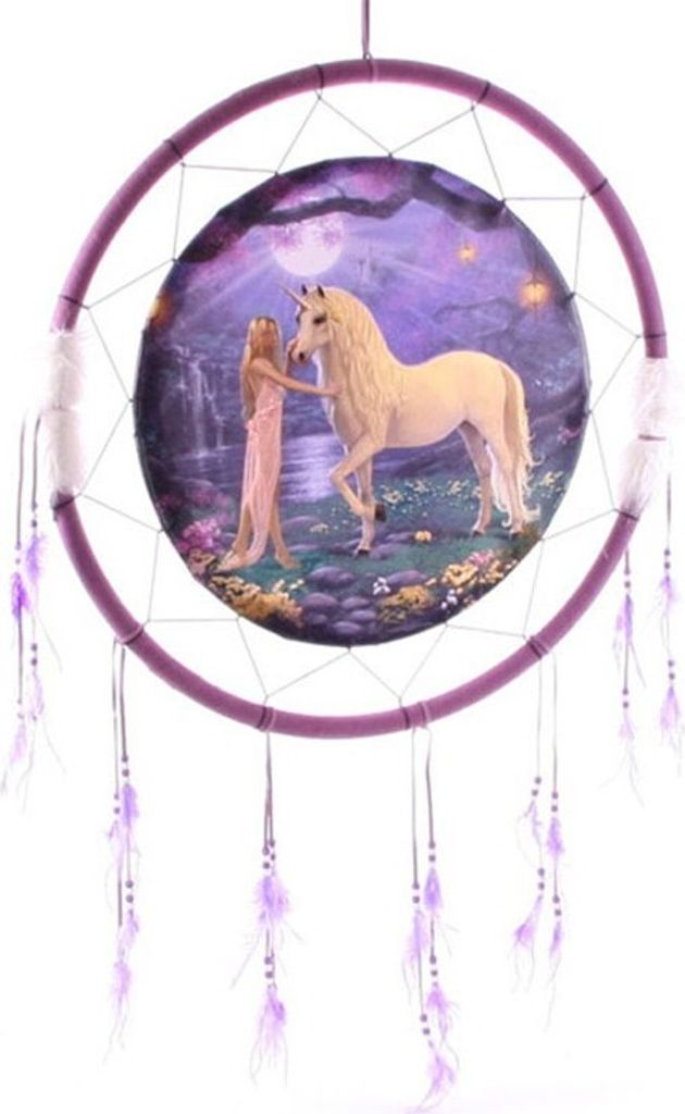 Traumfänger Mädchen mit Einhorn, Größe:groß