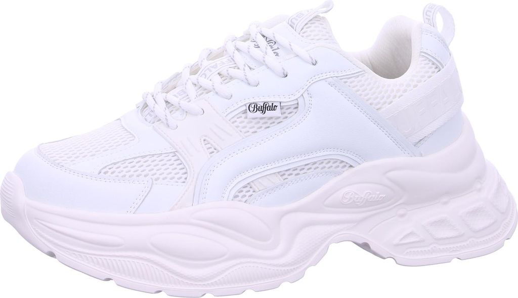 Buffalo Yuno Damenschuhe Schnürschuhe  Weiß Freizeit, Produktbild 