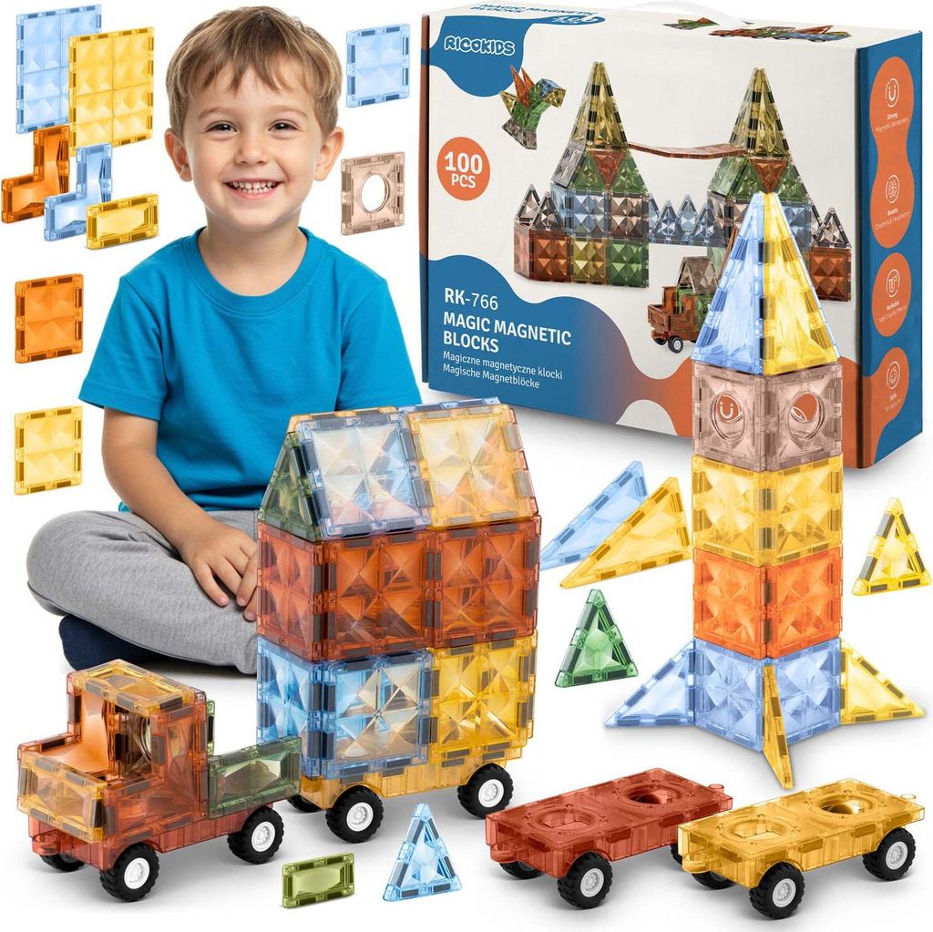 Ricokids RK-766 Magnetbausteine Produktbild 