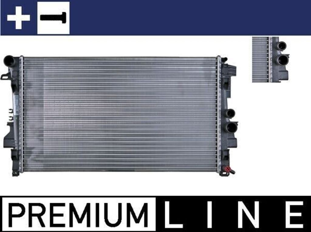 MAHLE CR 608 000P Kühler Wasserkühler Motorkühler passend für MERCEDES-BENZ VIANO (W639) VITO Bus (W639) VITO / MIXTO Kasten (W639)