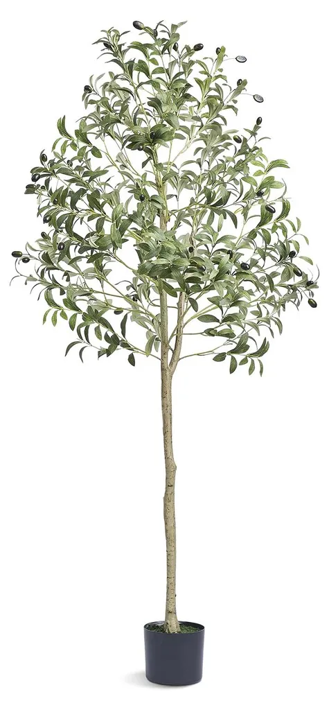 Olivier artificiel 155 cm en pot - Plante artificielle PE pour salon