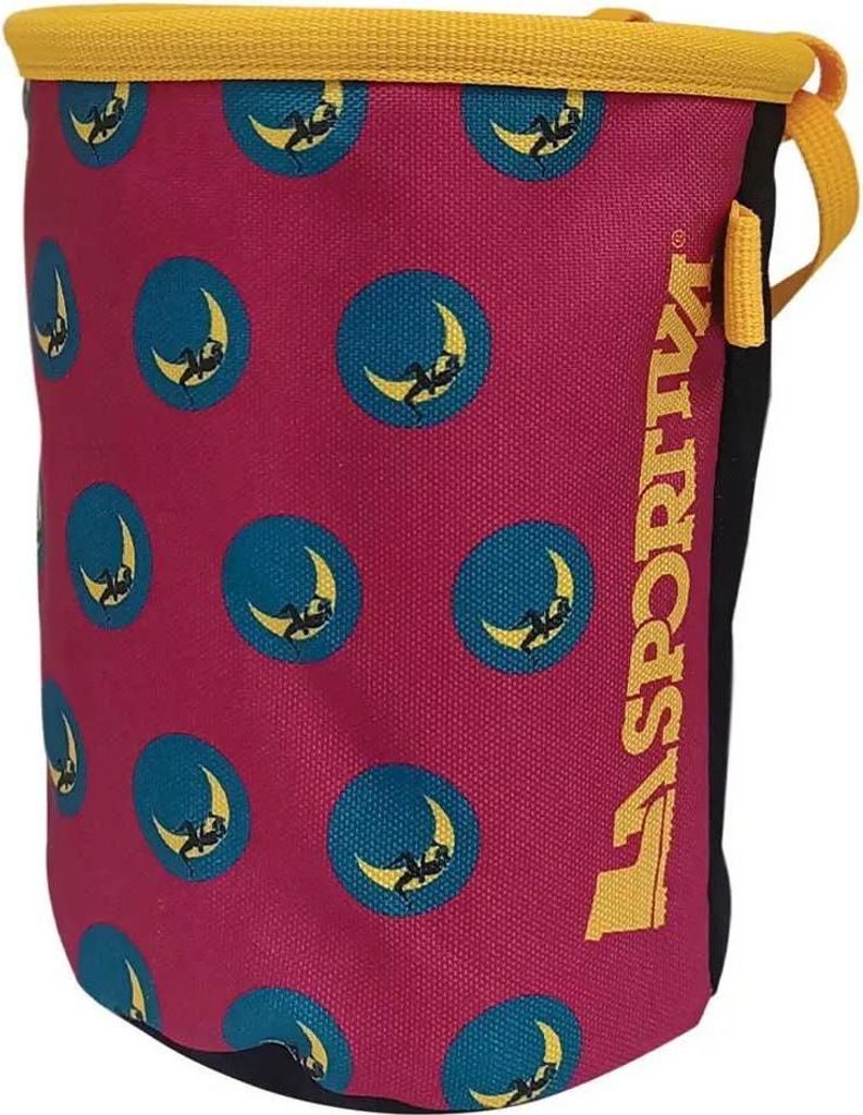 Climbing On The Moon Chalk Bag, Style 79K, Farbe 410108 Fucsia/Giallo, Größe PZ, La Sportiva