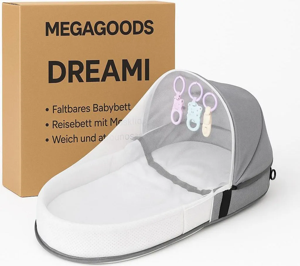 Lit de Voyage Bébé Anti-Moustique Pliable pour Sommeil Sécurisé FR
