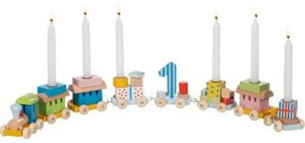 Train d'anniversaire Goki Jouets en bois Décoration Image du produit 
