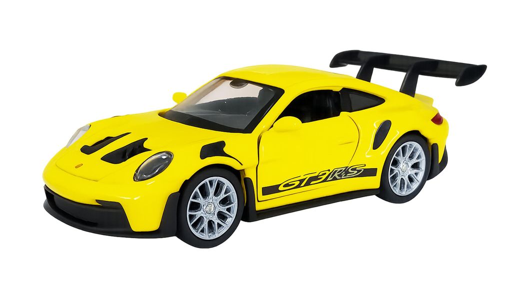 Porsche 911 (992) GT3 RS Modellauto aus Metall mit Rückzug Produktbild 