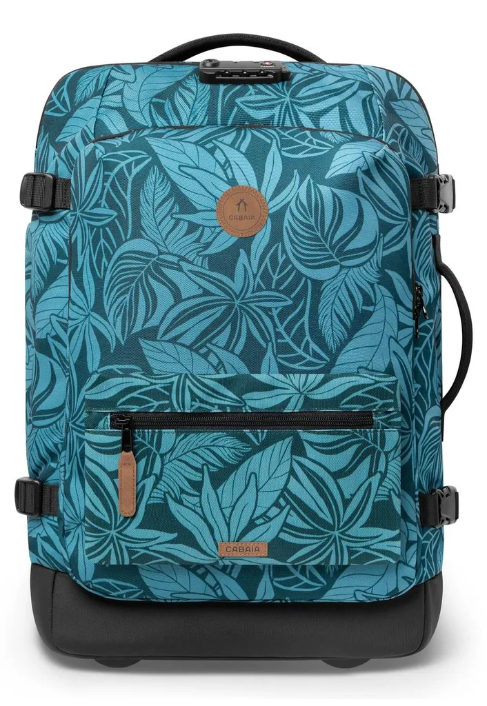 Valise Souple et Sac à Dos à Roulettes 48L Cabaia El Cotillo 51cm Bleu