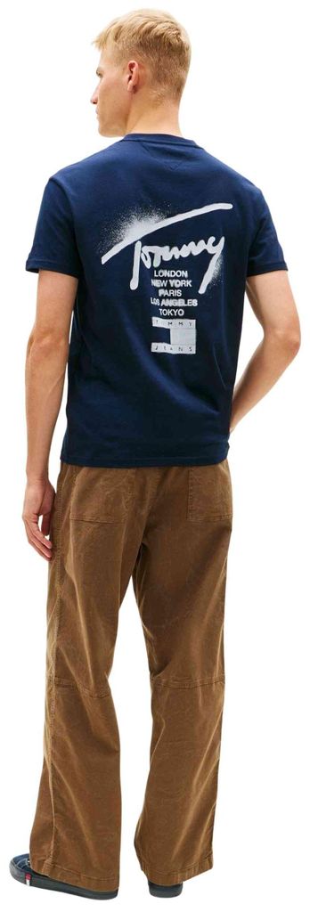 T-Shirt Tommy Hilfiger TJM REG CITY SIGN SS TEE EXT für Uni