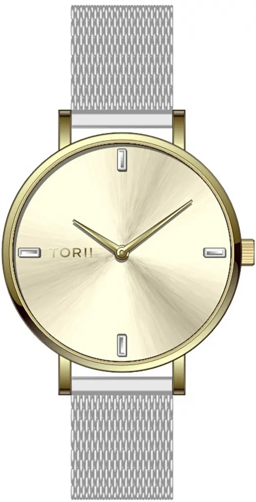 Montre-bracelet femme argentée élégante style classique TORII G33SS.P4